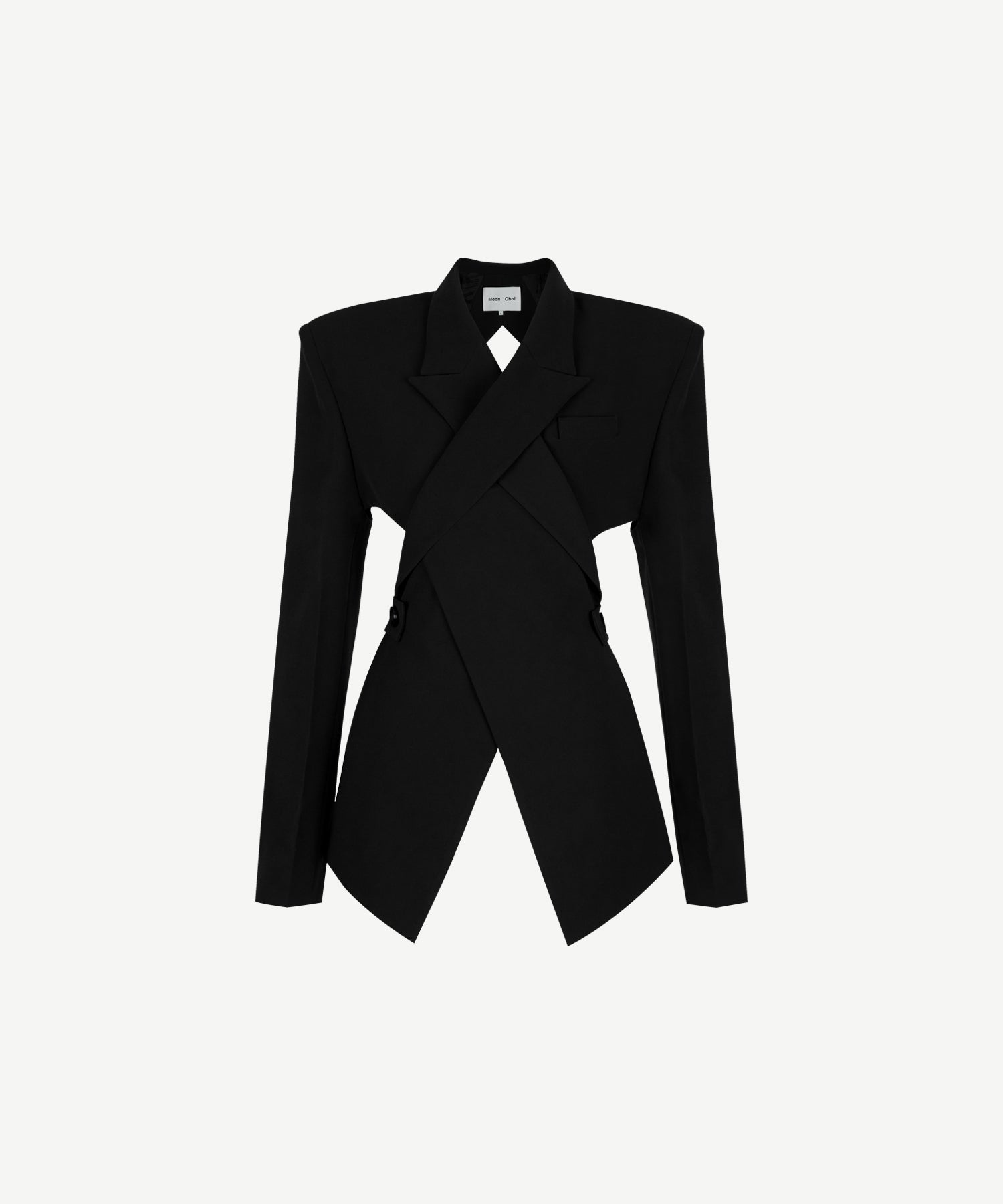 kudos 19SS BACK SLIT OPEN COAT ブラック kudos クードス 19ss BACK SLIT OPEN COAT