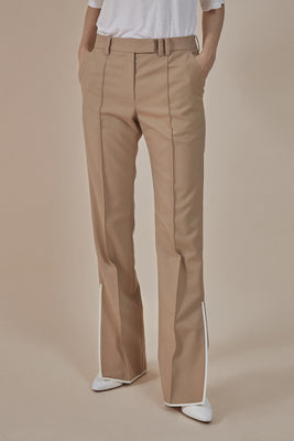 [SOLD-OUT | 50% OFF] Side-slit flared trousers